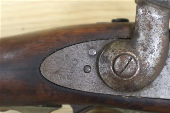 An 1868 Enfield percussion cap musket